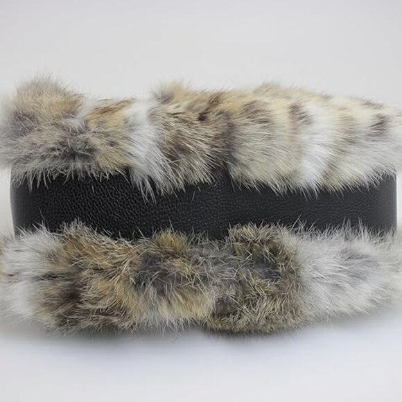 Neiman Marcus Elegant Lynx Stripe Print Handbag - Picture 6 of 8